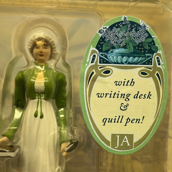 Jane Austen Action Figure  Accoutrements Collectible 5.5”Green Jacket 2005 Gifts - Picture 3 of 9